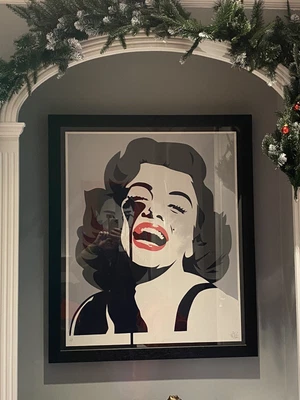 £950 • Buy Pure Evil VERY RARE Screaming Marilyn AP Edition Framed & Glazed By Pure Evil