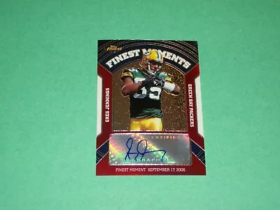 Greg Jennings Auto Card 2007 Topps Finest Moments Green Bay Packers Football!!! • $39.99