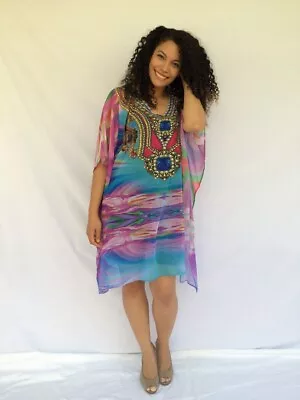 New Kaftan With Rhinestones S01 • $49