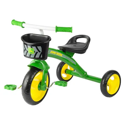 $187.50 • Buy John Deere Green Steel Tricycle Ride On Toy 46790