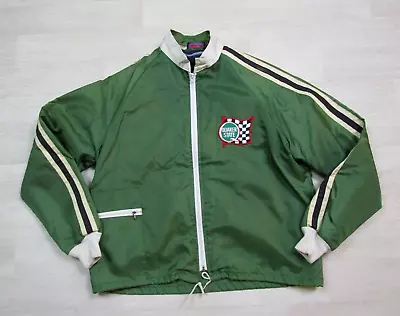 Vintage Crown Quaker State Racing Jacket Mens Size (L) 60's-70's Removable Liner • $75.98