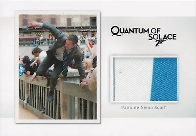 James Bond Archives 2017 - Scarf Relic Card MR7 #186/200 • £31.50