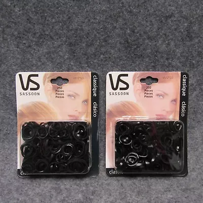 NEW (2) Packages Vidal Sassoon VS12103 Latex Mini Hair Rubberbands 500 Total • $5.99