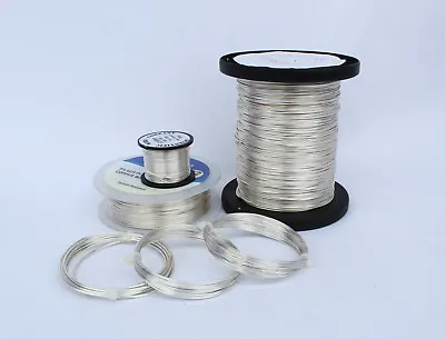 SILVER PLATED COPPER WIRE 3 COIL PACK 1.25mm 16 GAUGE 3 X 3mts JEWELLERY CRAFT • £6.62