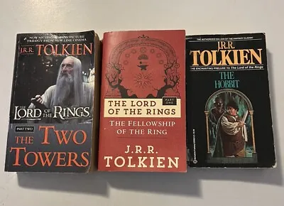 Lord Of The Rings Trilogy Complete J.R.R. Tolkien Lot 3 Hobbit MisMatched Set • $6.99