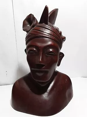 Exceptional Vintage Folk Art Carved Wood Polynesian? Figure Art Sculpture  • $12