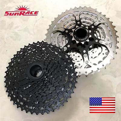 SUNRACE 8/9 Speed MTB Cassette Mountain Bike Sprocket 11-40T Fit Shimano HG Hub • $37.98