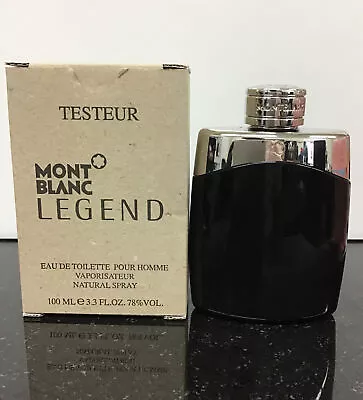 MontBlanc Legend Eau De Toilette Pour Homme Natural Spray 3.3 Fl Oz *TESTEUR • $34.30