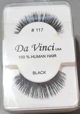 Da Vinci Black 100% Human Hair #117 False Eyelashes 6 Pairs • $12