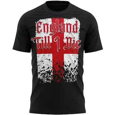 £14.99 • Buy England Till I Die T Shirt Slogan St George's Day Gift For Him Georges Mens