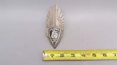 Vintage Metal 1930's Plymouth Chrysler Product Grille Hood Emblem / Badge *READ* • $28.34