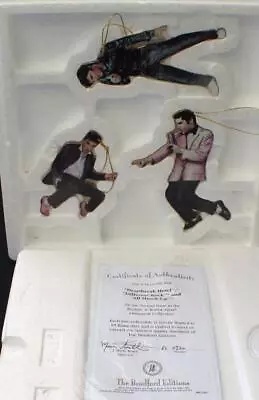 New Styrofoam Box BRADFORD ROCKIN' N' ROLLIN' ELVIS #38872 Set Of 3 Ornaments #2 • $49.99