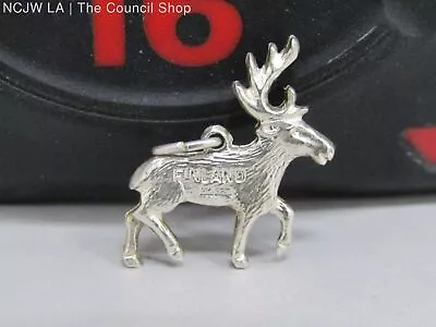 Sterling Silver Moose Pendant - Finland • $10.50