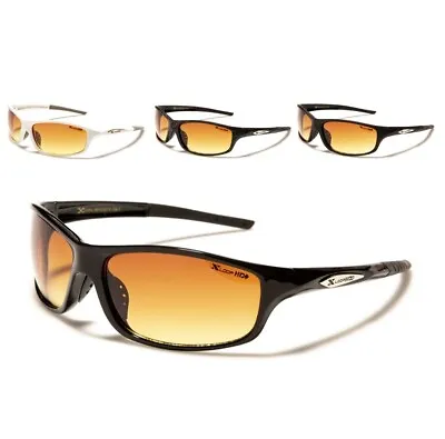 XLoop HD Sunglasses High Definition Lenses Wrap Plastic Frames Night Driving Men • $10.49