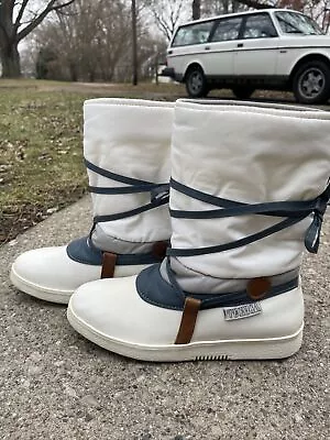 Vintage TECNICA Boots-White-Size 9 • $85