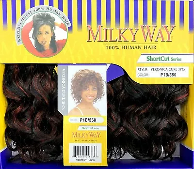 MILKYWAY 100% Human Hair Short Cut Series Veronica Curl 3pcs • $14.99