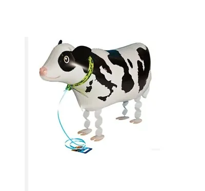 Cow Balloon Animal Walking Pet Airwalker Foil Helium Kids Fun Parties Toys Fun • £2.25