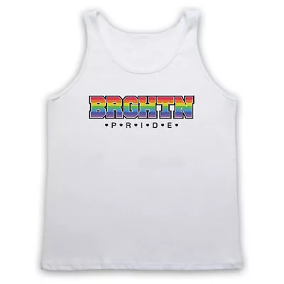 Brghtn Pride Lgbt Festival Brighton Gay Pride March Unisex Tank Top Vest • £19.99