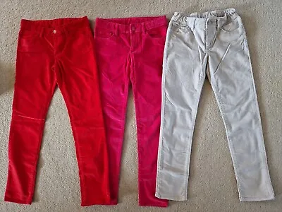 £12.99 • Buy Gap Kids Girls 3 Pairs Lovely Comfy Trousers Chinos Jeans Cotton Size 8-9 Years