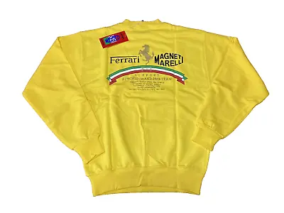 Ferrari Magneti Marelli Formula 1 Racing Team Vintage Sweatshirt One Size Unused • $149
