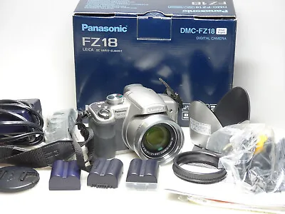 Panasonic LUMIX DMC-FZ18 8.1MP Digital Camera + 18x DC Leica Vario-Elmarit Zoom • £91.16