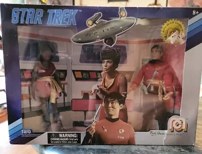 Star Trek Mego Sulu & Uhura Mirror Mirror Set 8  Figure New Limited Edition  • $14.99