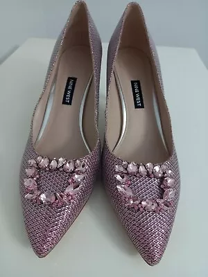 Nine West – Minella – Pump- Dark Pink (sparkly) – Size 9.5 - New – Free Postage • $65