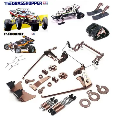 Aluminum Option Bumper/Shock/Tires For Tamiya Grasshopper/Hornet/Grasshopper II • £54.47