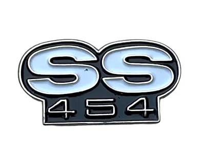 SS 454 Super Sport Silver Finish 1 Inch Hat Pin EE5627 F7D12U • $11.66