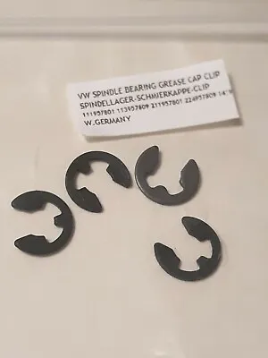 4 VW Bug Beetle Bus Speedometer Cable E Clip Grease Cap Clips N124342 Volkswagen • $7.19