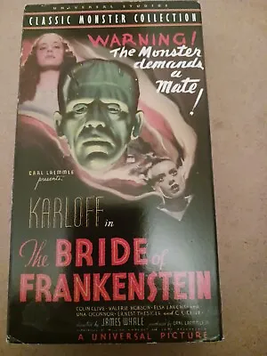 The Bride Of Frankenstein (VHS 1991) • $6.90