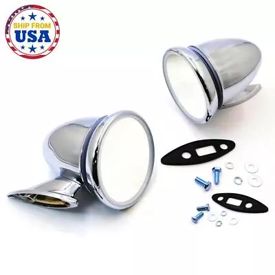 Cooper Gam105 Chrome Bullet Classic Mini Wing Mirror Austin Morris Racing Car Lr • $86.70