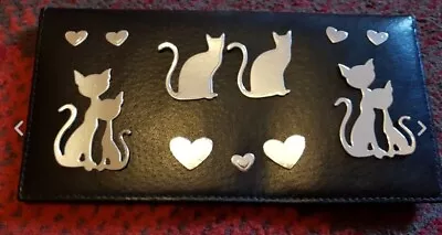 🐈 Die Cut Card Shapes Card Making Cats & Hearts Various Metallic Colours Choose • £1.99