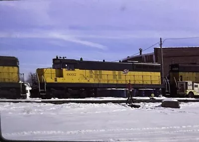 Vtg 35mm Slide Northwestern Chicago Line Railroad Train Engine 6602 Original • $3.99