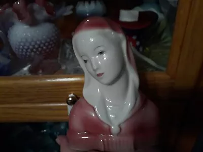 $29.99 • Buy Vintage PINK GOLDSCHEIDER Porcelain MADONNA Bust Figurine Vintage SIGNED