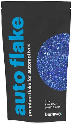 Hemway Blue Holographic Metal Flake 0.015  100g Auto Car Glitter Paint Spray • $18.59