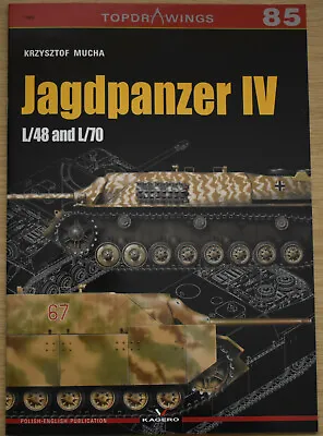 JAGDPANZER IV WW2 German Tank Destroyer History NEW Kagero Model Top Drawings 85 • $24.89