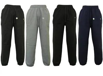 New Mens Elasticated Cotton Tracksuit Fashion Bottoms Gym Joggers Pants Trousers • £9.99