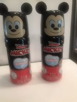 DISNEY Jr. Mickey MIRACLE Bubbles 8 Fl Oz. Ages 3+ Can Re-use As Water Bottle • $7