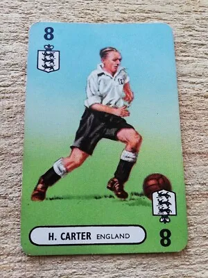 Raich Carter Sunderland / Derby 1947 Pepys International Football Whist Card • £4.95