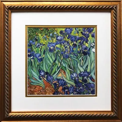 Van Gogh  Irises  Framed Art Print Impressionist Floral Landscape Master Flower • $59.99