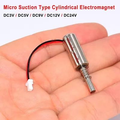 DC 3V 5V 12V 24V Micro Mini Round Suction Electric Solenoid Magnet Electromagnet • $3.15