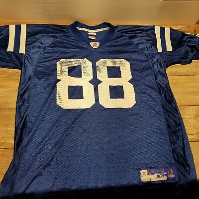 Indianapolis Colts Marvin Harrison Mens Size XL Blue NFL Jersey • $12