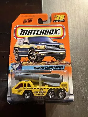 Matchbox 1999 Issue Missel Transporter Rocket Truck Mission Missles • $12.99