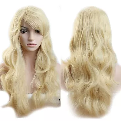 Long Hair Wig Women Lady Straight Curly Wavy Cosplay Costume Synthetic Full Wigs • $18.07