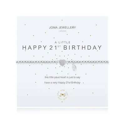 Joma Jewellery A Little 21st Birthday Bracelet • £16.95