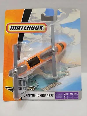 2006 Matchbox Sky Busters Canyon Chopper Helicopter Orange • $9.99