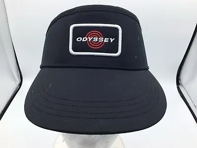 Vintage Odyssey Black Golf Visor Hat Callaway Putter L3 • $19.95