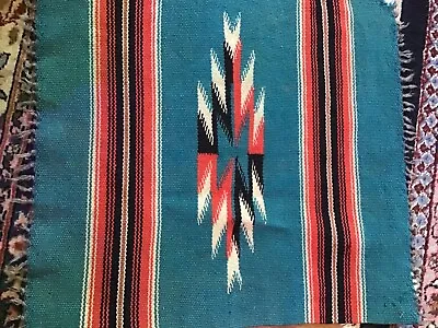 New Mexico Chimayo 18x19 Handmade Textile/Rug • $45