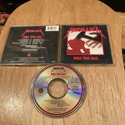 Metallica - Kill Em All CD 80s 12trk US ARC Press Megadeth Slayer Exodus Anthrax • $39.99